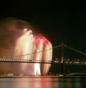 Bay Bridge Fireworks No. 4