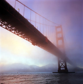 The Fog Rolls In - Golden Gate Bridge