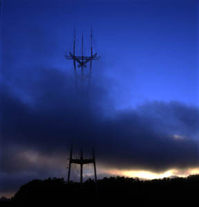 The Fog Rolls In - Sutro Tower