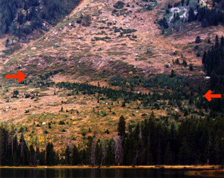 Teton Fault Close-Up