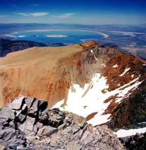 Mono Lake from the Peak of Mount Dana