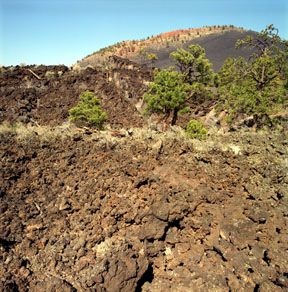 Sunset Crater and Aa Lava