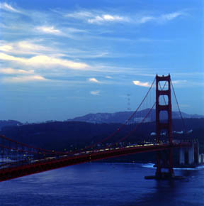 Golden Gate and Cirrus Clouds