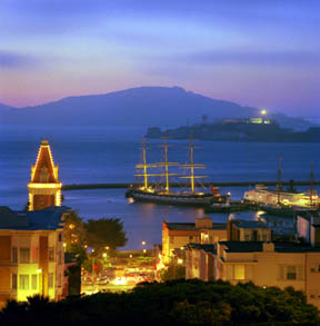Alcatraz, Balclutha, and Ghirardelli Square