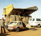 This is Your Tonka Truck Tourbus,
Hop on in and.....AAACK, DON'T BACK UP!!